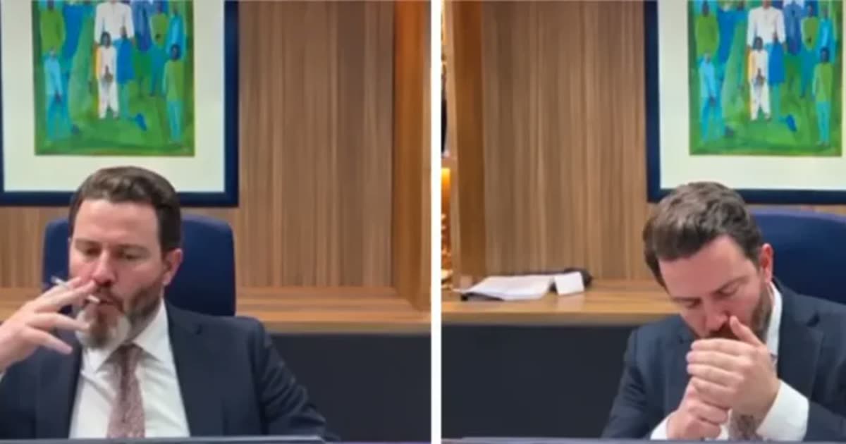 Advogado é flagrado fumando em julgamento virtual do TJ em Cuiabá