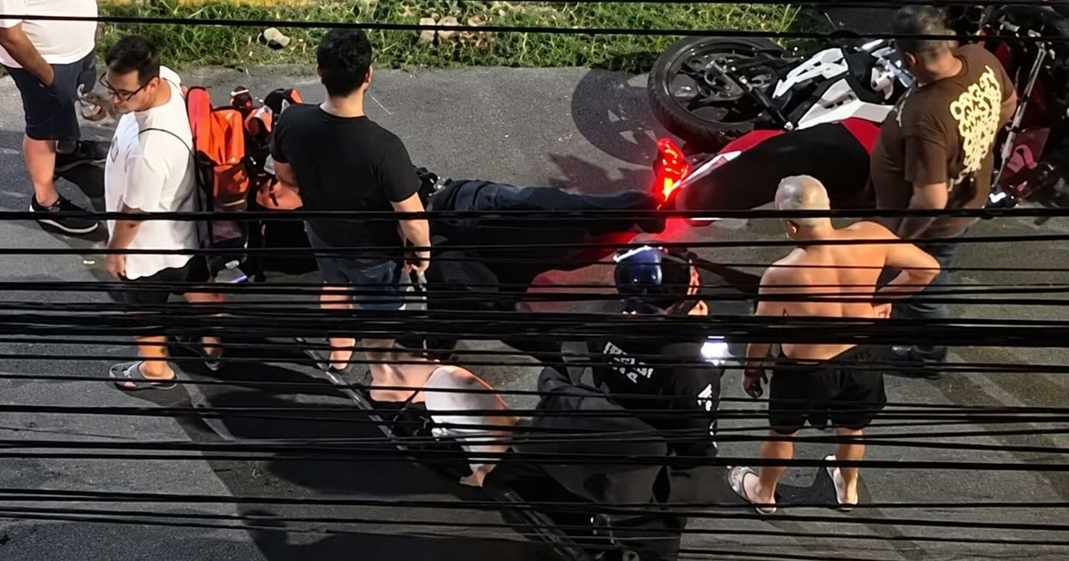 Colisão entre carro e moto gera debate em Cuiabá, Mato Grosso