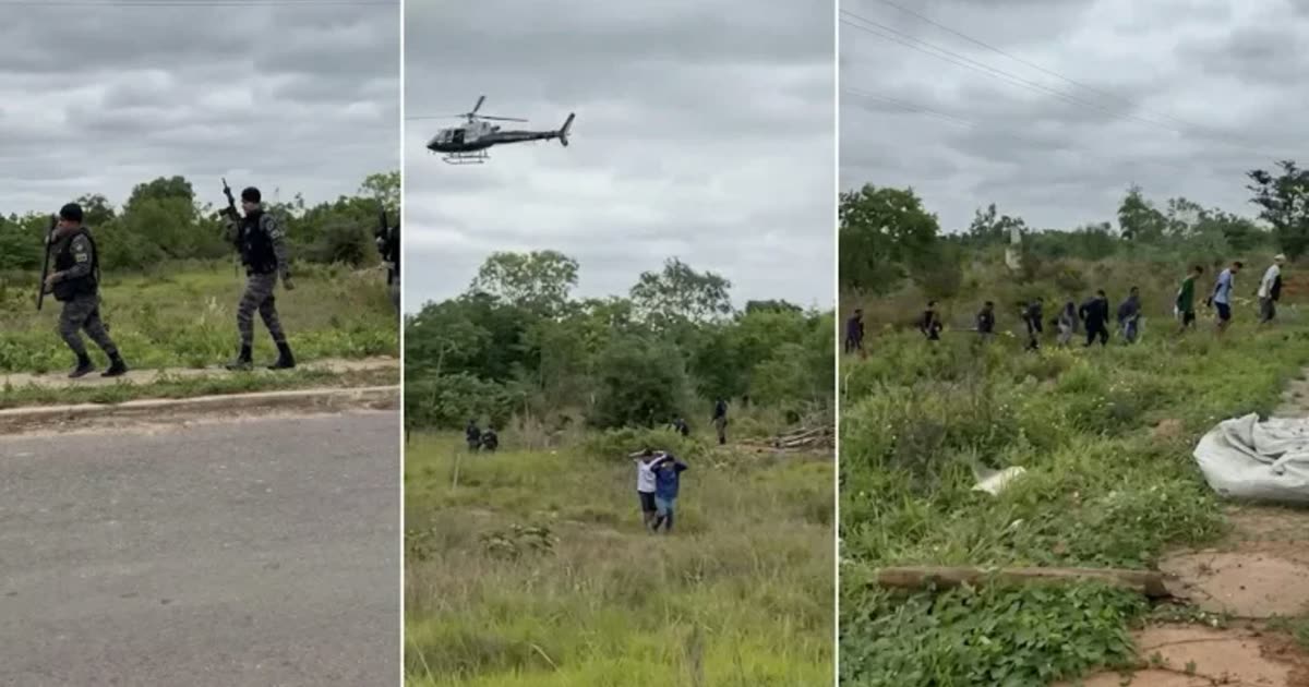 PM detém nove homens após tentativa de ocupação de terreno em Cuiabá