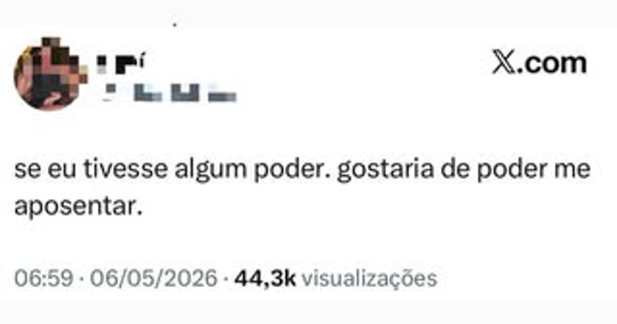 Quando o poder só serve pra desejar aposentadoria