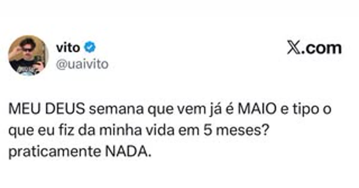 Vito reflete sobre o tempo e faz a gente pensar também