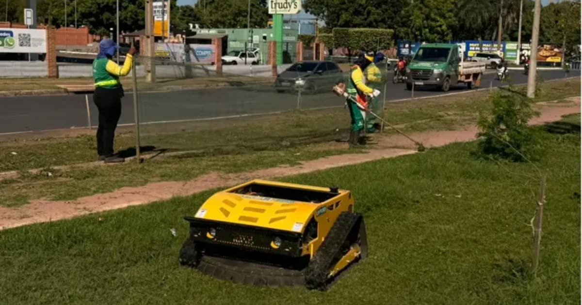 Wellaton defende uso de robôs de limpeza urbana em Cuiabá, MT